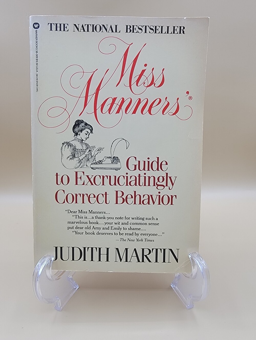 Miss Manners' Guide to Excruciatingly Correct Behavior Paperback Book J.Martin